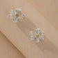 1pair Floral Fancy Stud Earrings - HDJ 149