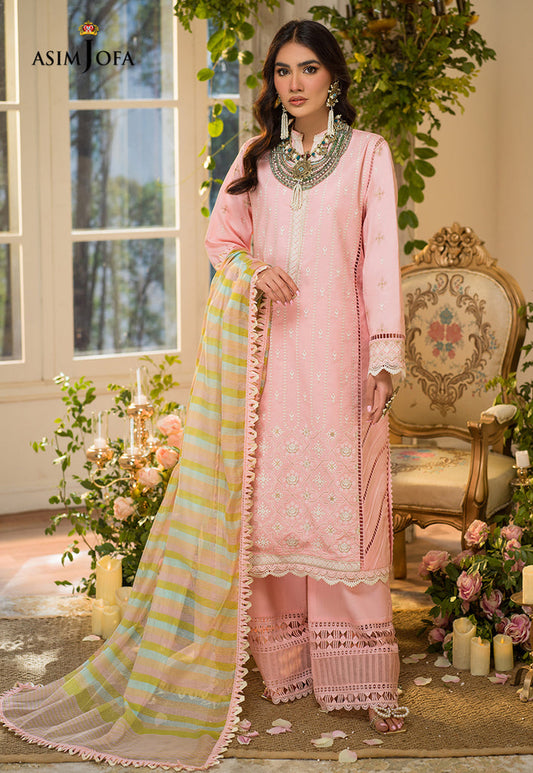Rania By Asim Jofa Embroidered Lawn Suits Unstitched 3 Piece AJPR-14