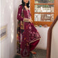 Zaha by Khadijah Shah Embroidered Lawn Unstitched 3 Piece Suit - ZF 14 AJURI