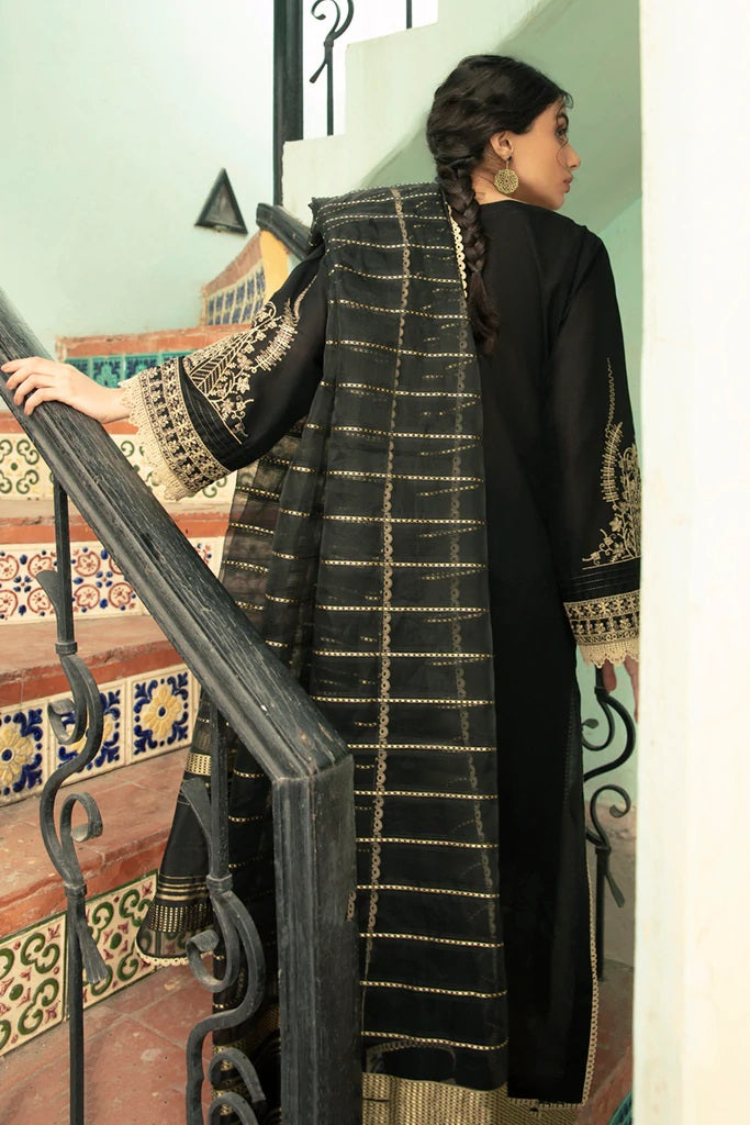 Qline By Qalamkar Embroidered Lawn Suits Unstitched 3 Piece QB-14 FELICE