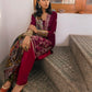 Zaha by Khadijah Shah Embroidered Lawn Unstitched 3 Piece Suit - ZF 14 AJURI