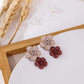 Flower Style Fancy Drop Earrings - HDJ 156