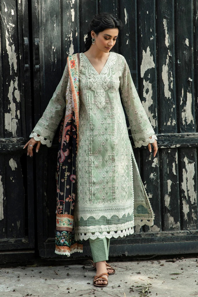 Qline By Qalamkar Embroidered Lawn Suits Unstitched 3 Piece QB-15 DEFNE