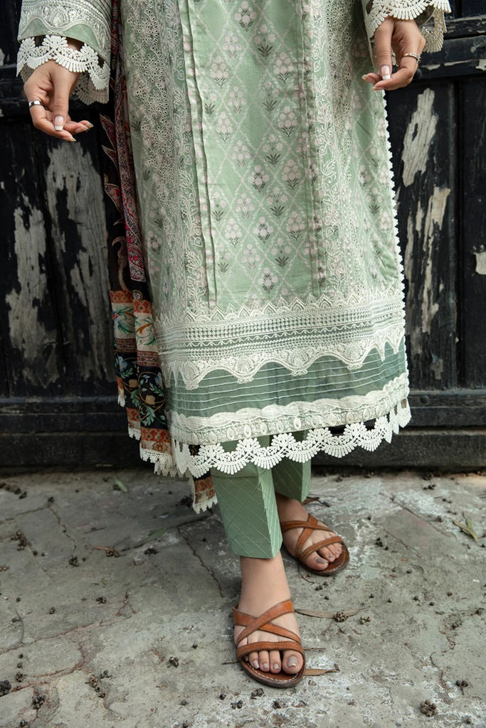 Qline By Qalamkar Embroidered Lawn Suits Unstitched 3 Piece QB-15 DEFNE