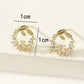 Zircon Stud Earrings - HDJ 169