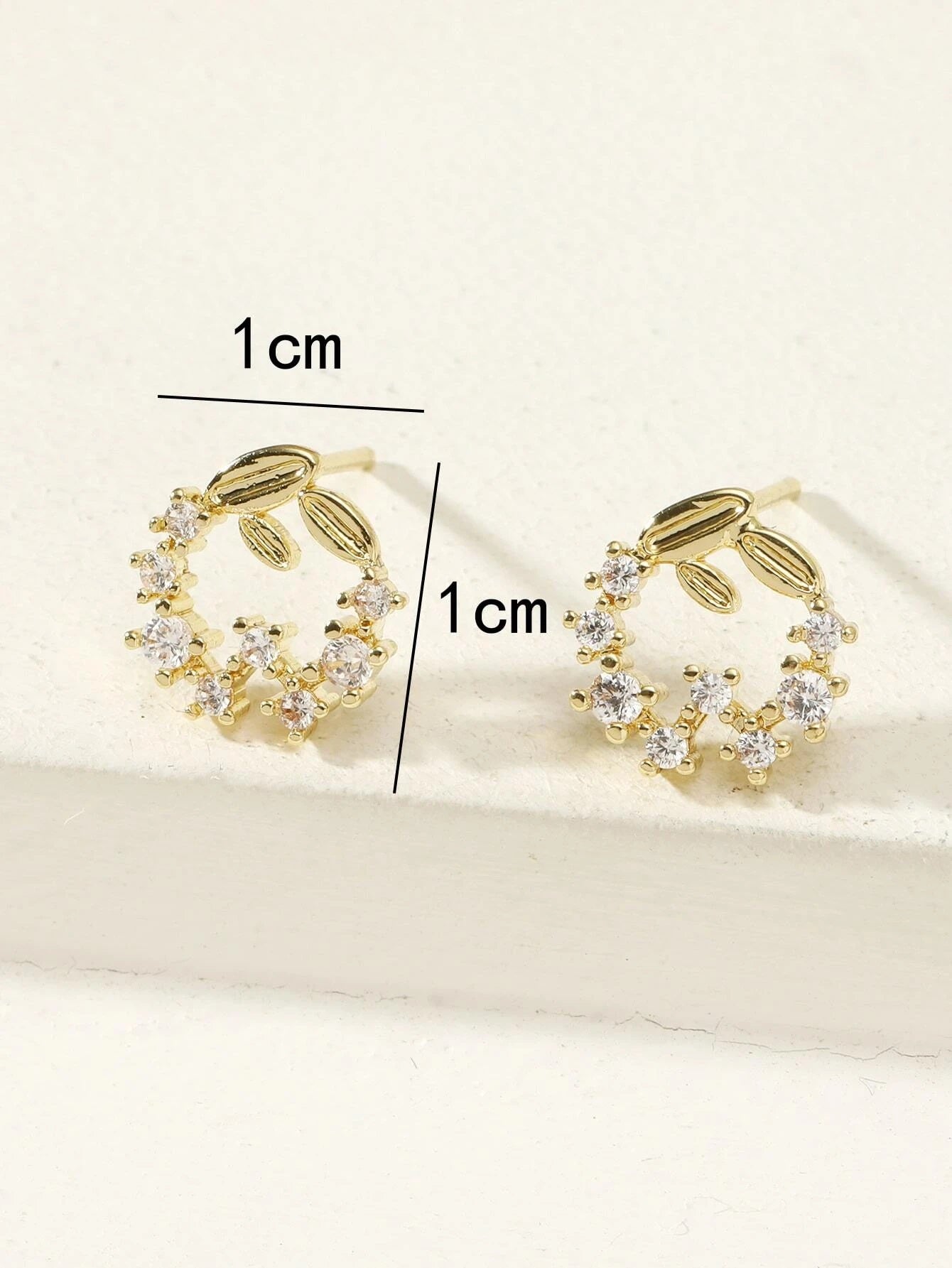 Zircon Stud Earrings - HDJ 169