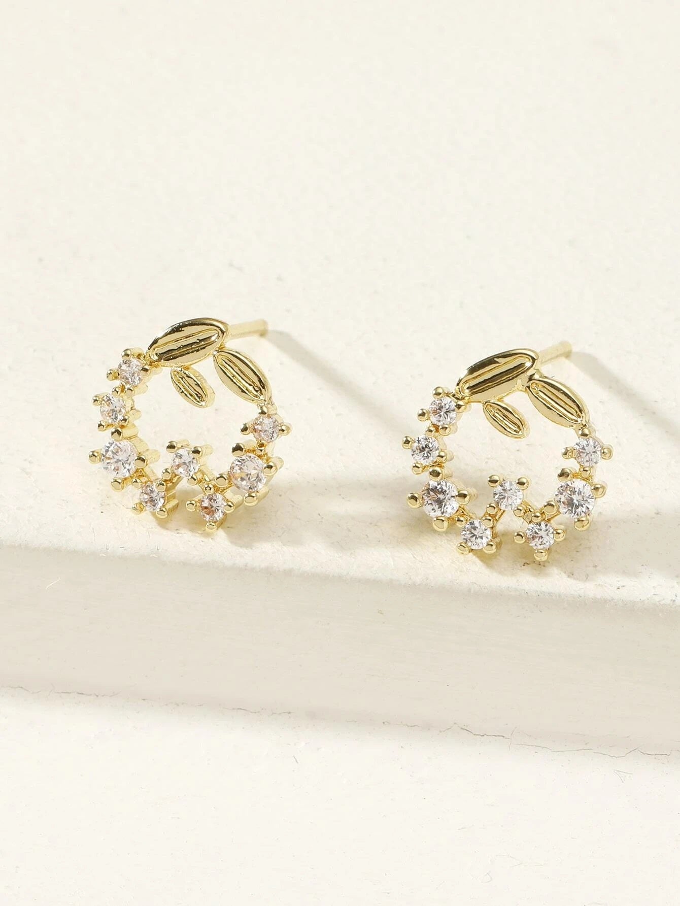 Zircon Stud Earrings - HDJ 169