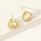 Zircon Stud Earrings - HDJ 169