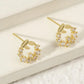 Zircon Stud Earrings - HDJ 169