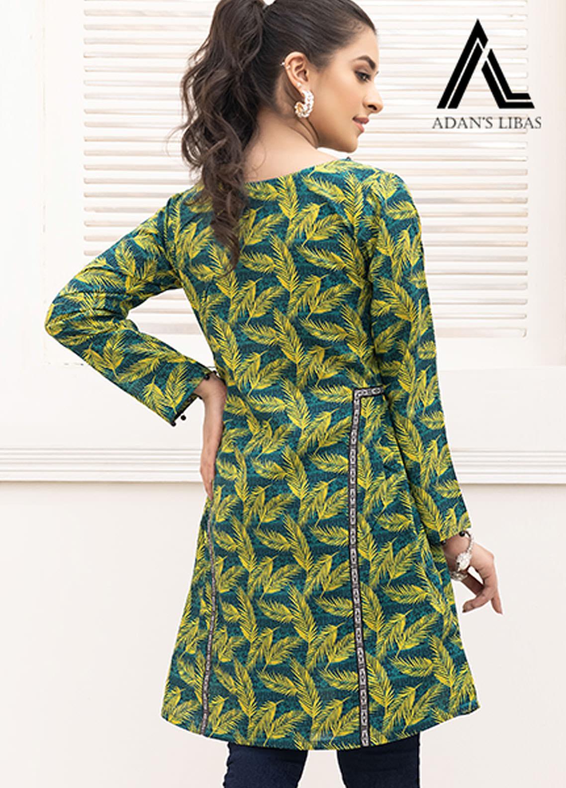 Retro by Adan's Libas Printed Lawn Stitched Kurtis ALRT D-16