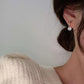 Zircon Decor Earrings - HDJ 171