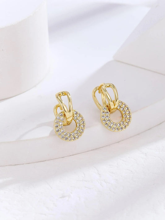 Zircon Fancy Drop Earrings - HDJ 185