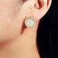 Faux Pearl Style Stud Earrings - HDJ 191