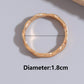 Textured Metal Twist Ring - HDJ 193
