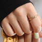 Textured Metal Twist Ring - HDJ 193