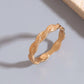 Textured Metal Twist Ring - HDJ 193