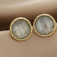 Round Stud Earrings - HDJ 194