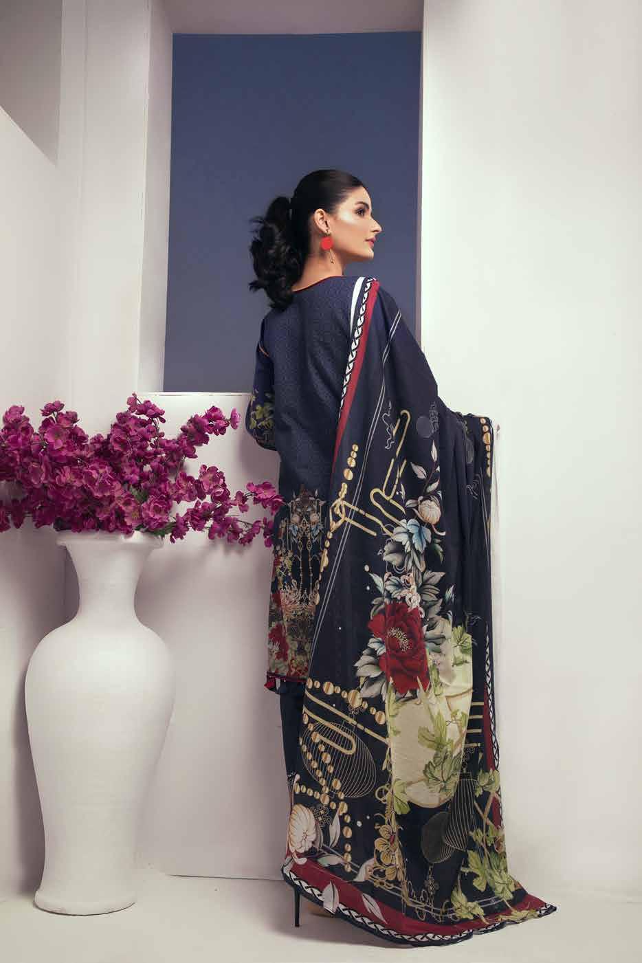 Firdous Urbane Digital Printed Lawn Unstitched 3 Piece - 493B