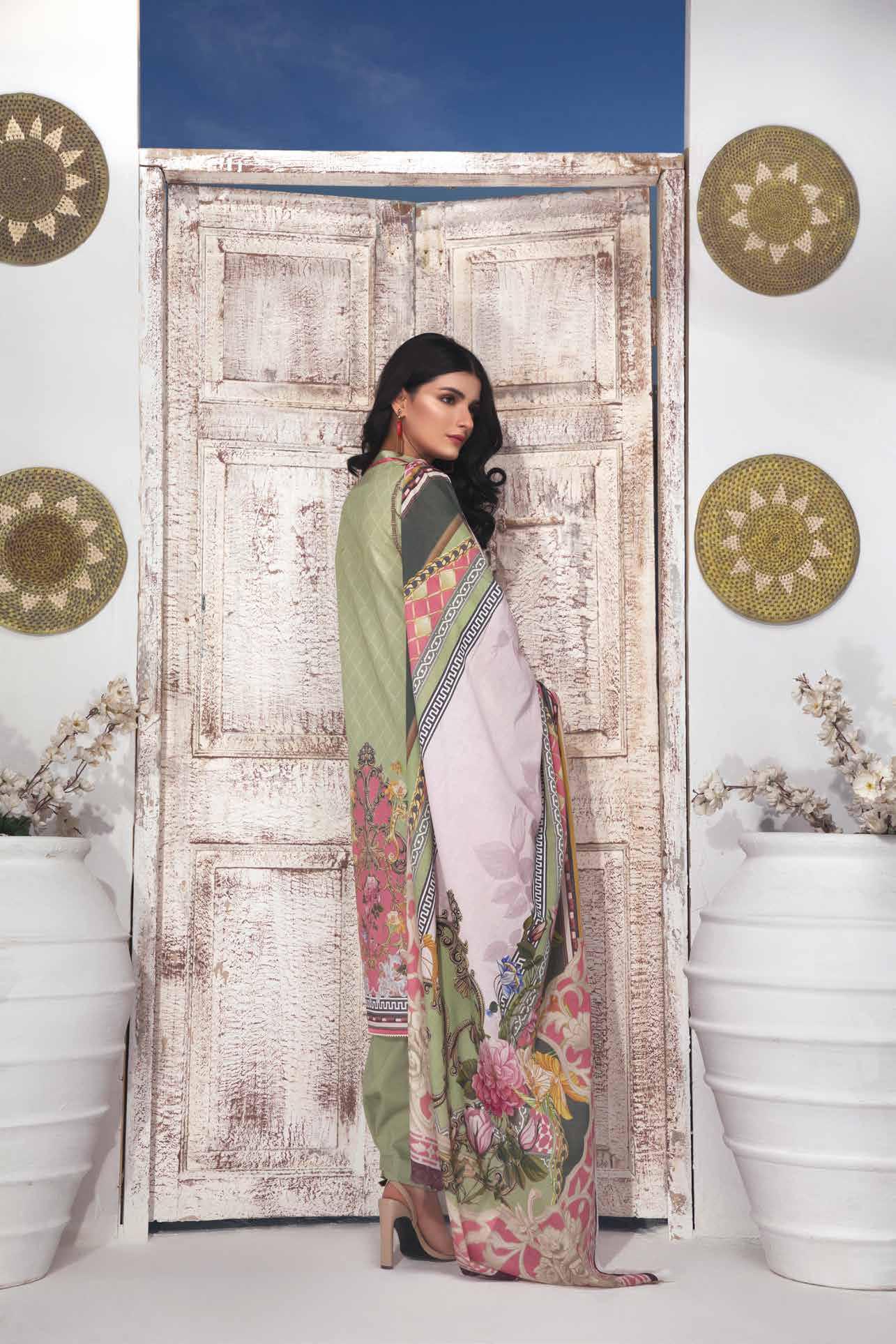 Firdous Urbane Digital Printed Lawn Unstitched 3 Piece - 496B