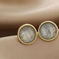 Round Stud Earrings - HDJ 194