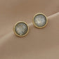 Round Stud Earrings - HDJ 194