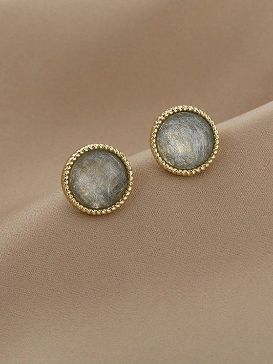 Round Stud Earrings - HDJ 194