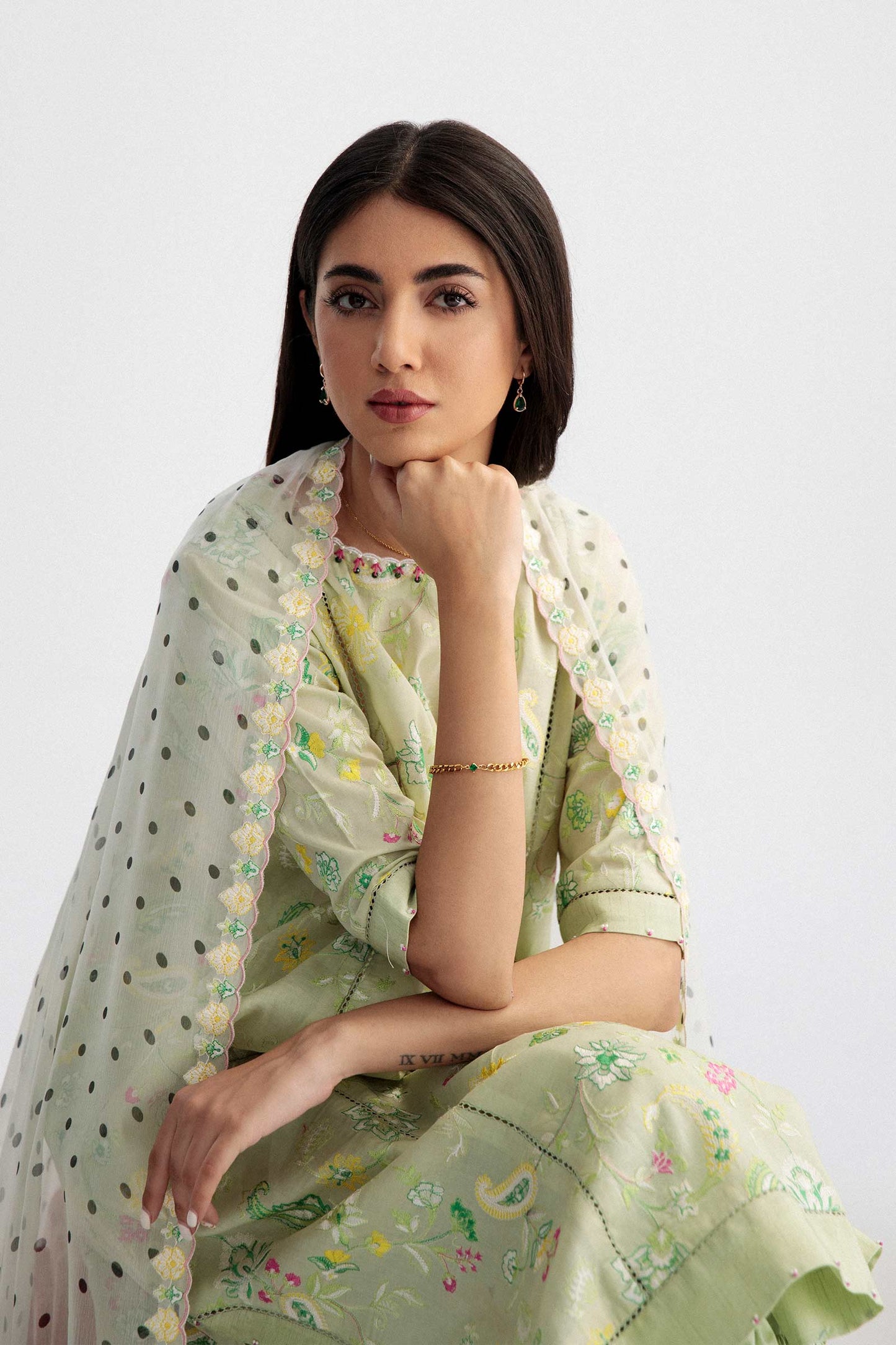 Coco by Zara Shahjahan Embroidered Lawn Suits Unstitched 3 Piece Z23-1a