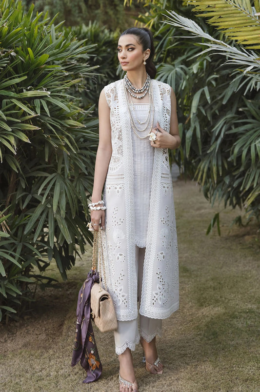 Sable Vogue Embroidered Lawn Suits Unstitched 3 Piece SL-01-23-V1 ADA - Luxury Collection