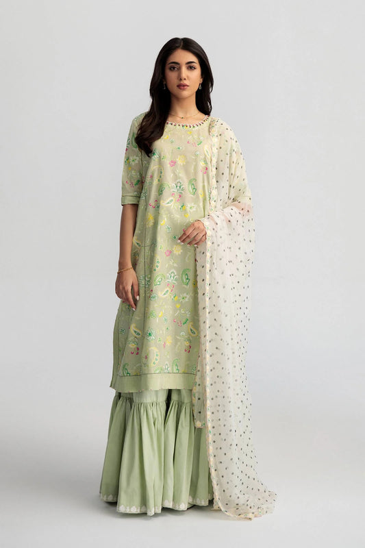 Coco by Zara Shahjahan Embroidered Lawn Suits Unstitched 3 Piece Z23-1a