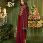 Noor e Ghazal by Fanoos Embroidered Chiffon Unstitched 3 Piece Suit - 01 FALLEN