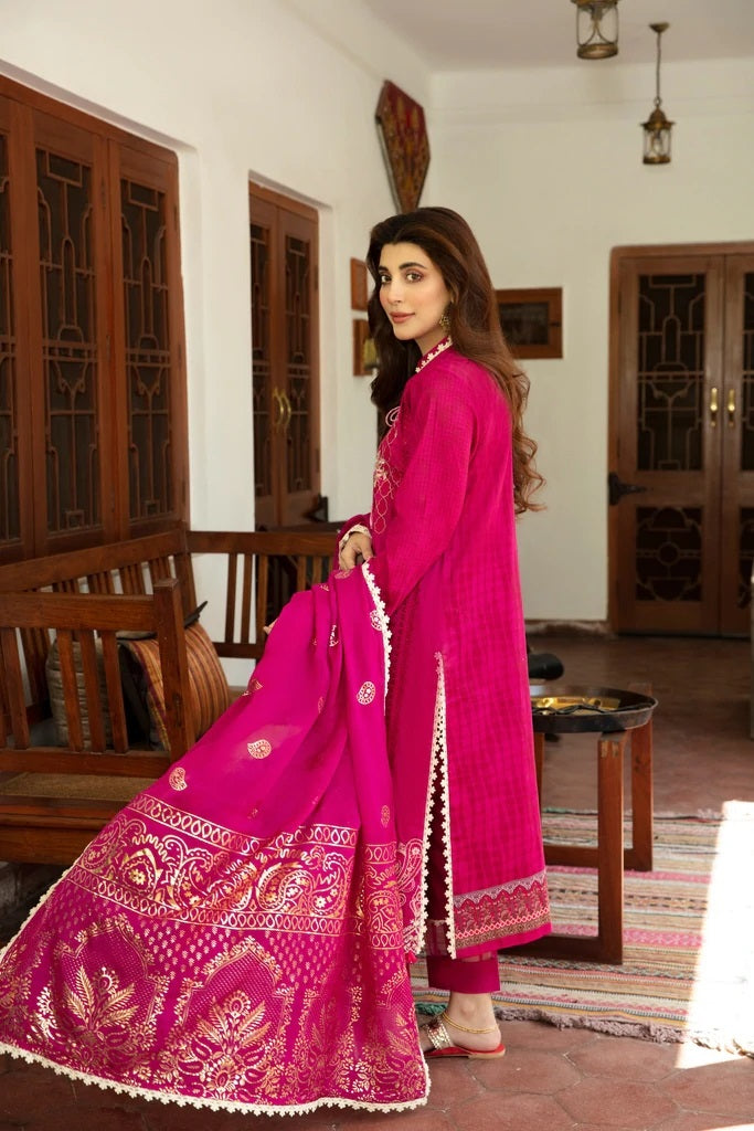 Sahiba By Aabyaan Embroidered Eid Lawn Suits Unstitched 3 Piece AE-01 TARA