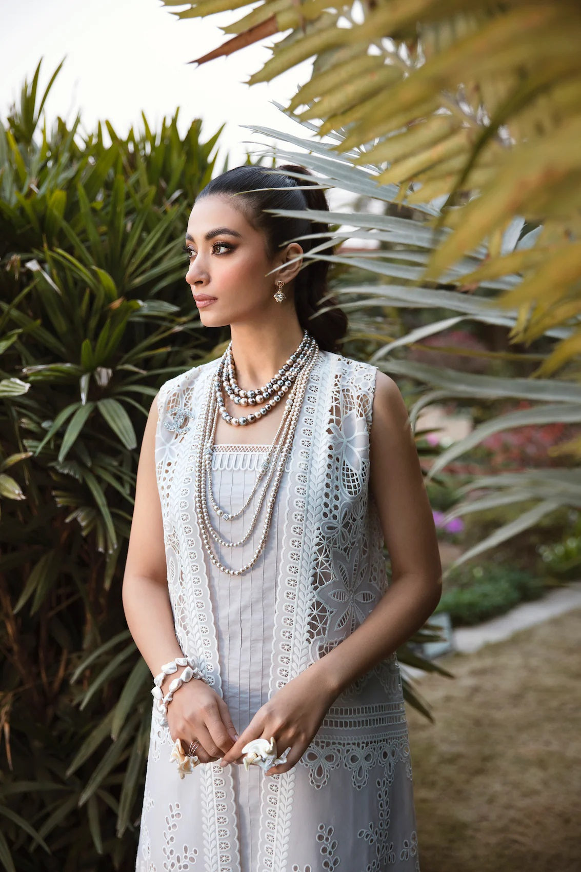Sable Vogue Embroidered Lawn Suits Unstitched 3 Piece SL-01-23-V1 ADA - Luxury Collection