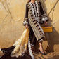 Crimson Embroidered Lawn Suits Unstitched 3 Piece Stories of Santorini - 1B - Onyx