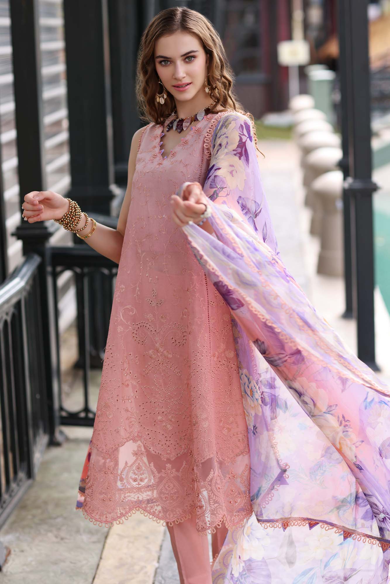 Noor by Saadia Asad Embroidered Lawn Suits Unstitched 3 Piece D-1B