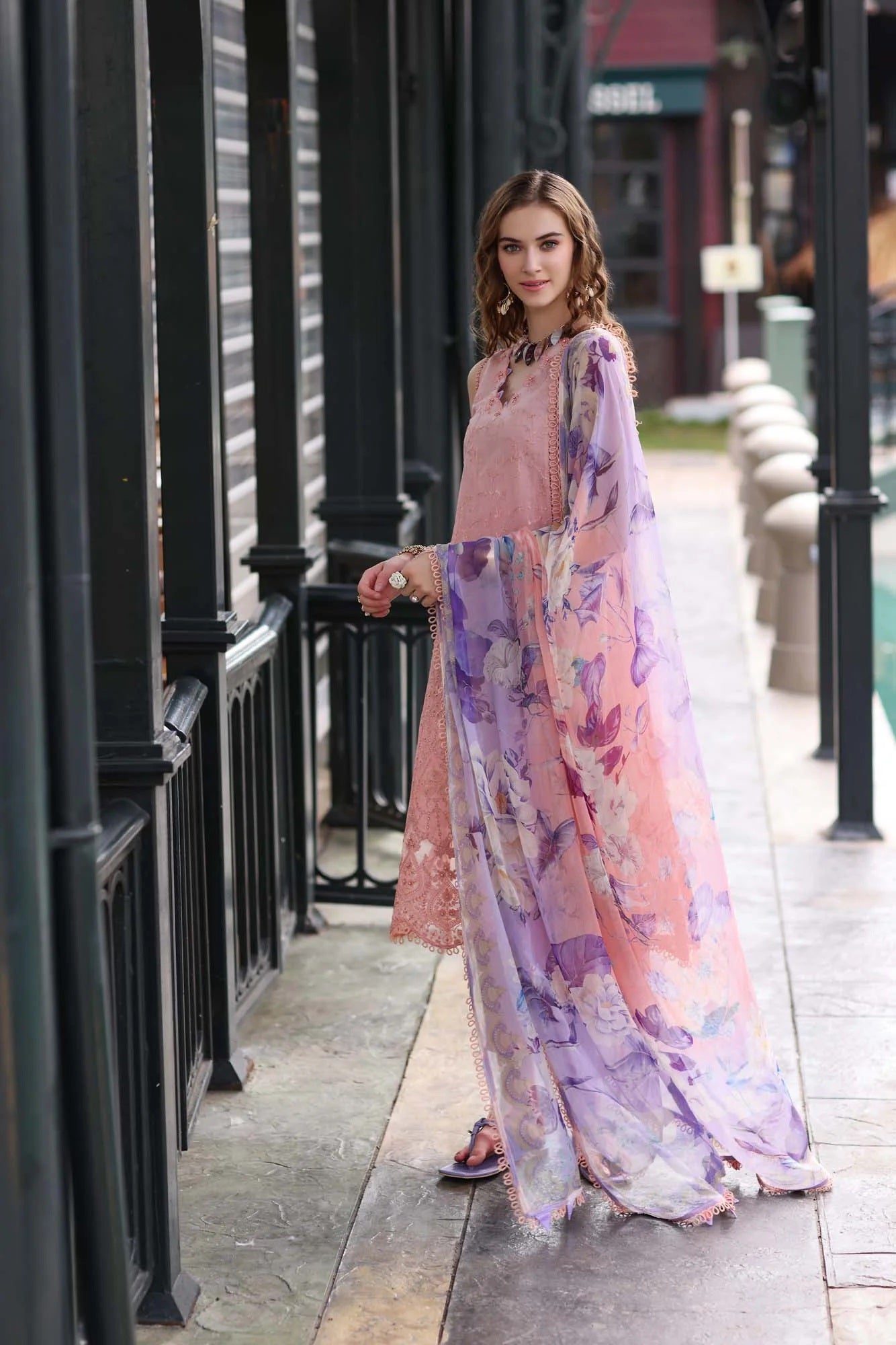 Noor by Saadia Asad Embroidered Lawn Suits Unstitched 3 Piece D-1B