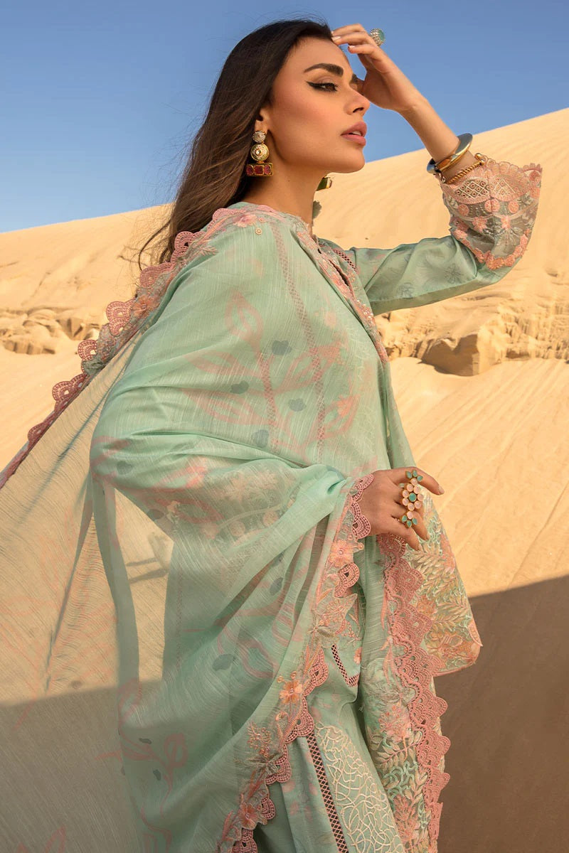 Rang Rasiya Embroidered Premium Lawn Suits Unstitched 3 Piece RR-01 Orchid