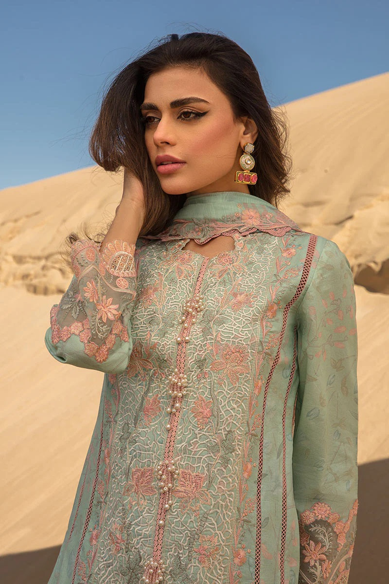 Rang Rasiya Embroidered Premium Lawn Suits Unstitched 3 Piece RR-01 Orchid