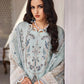 Nafasat By Emaan Adeel Embroidered Chiffon Suits Unstitched 3 Piece NF-202 - Luxury Collection