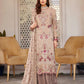 Nafasat By Emaan Adeel Embroidered Chiffon Suits Unstitched 3 Piece NF-205 - Luxury Collection