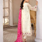 Nafasat By Emaan Adeel Embroidered Organza Suits Unstitched 3 Piece NF-207 - Luxury Collection