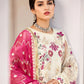 Nafasat By Emaan Adeel Embroidered Organza Suits Unstitched 3 Piece NF-207 - Luxury Collection