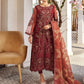 Nafasat By Emaan Adeel Embroidered Organza Suits Unstitched 3 Piece NF-209 - Luxury Collection