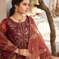 Nafasat By Emaan Adeel Embroidered Organza Suits Unstitched 3 Piece NF-209 - Luxury Collection