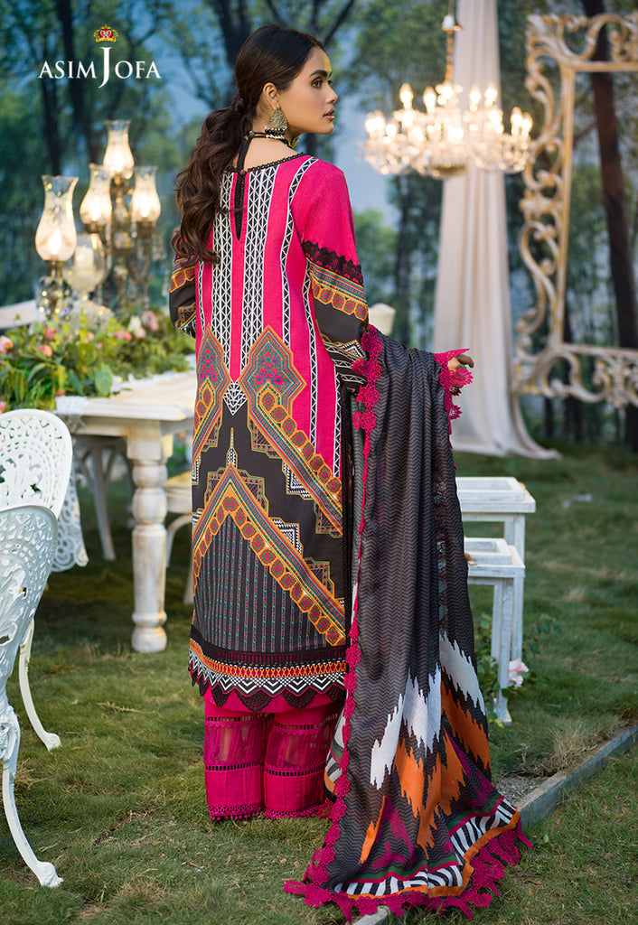 Rania By Asim Jofa Embroidered Lawn Suits Unstitched 2 Piece AJPR-20