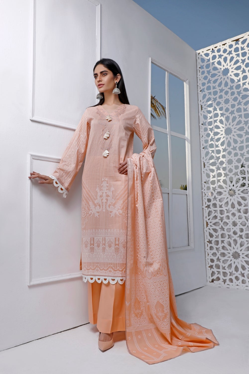 Ittehad Crystal Printed Lawn Unstitched 3 Piece Suit - LF-CL-21109A-Summer Collection