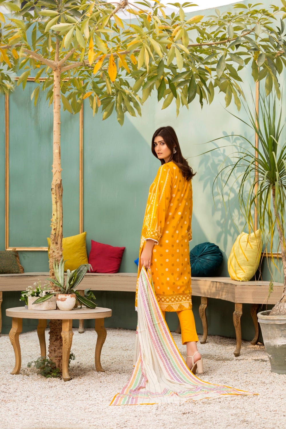 Ittehad Crystal Printed Lawn Unstitched 3 Piece Suit - LF-CL-21142A - Summer Collection