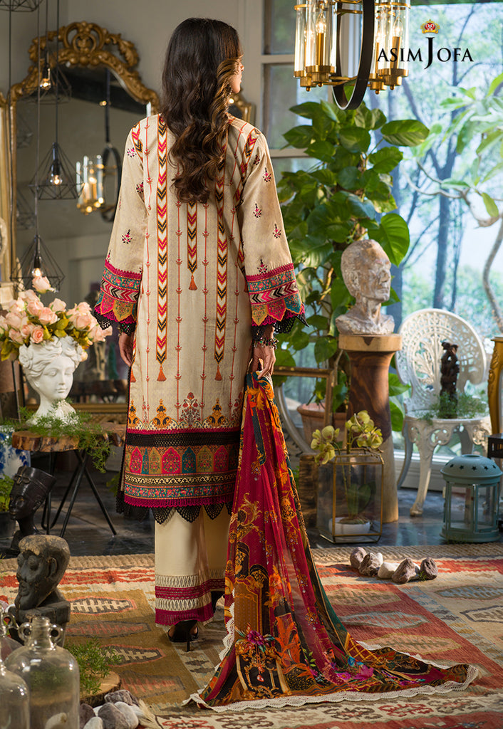Rania By Asim Jofa Embroidered Lawn Suits Unstitched 2 Piece AJPR-22