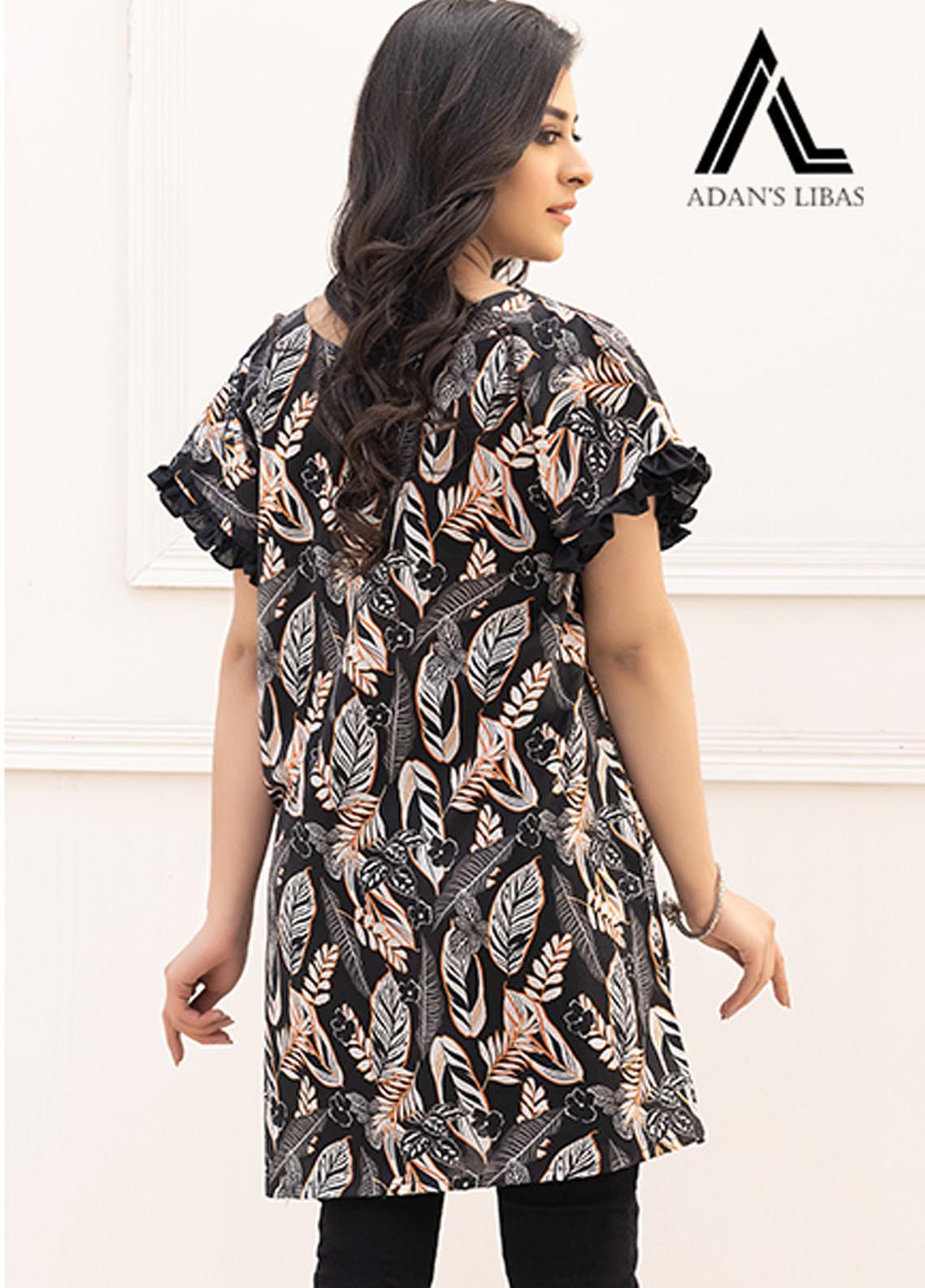Retro by Adan's Libas Printed Lawn Stitched Kurtis ALRT D-24