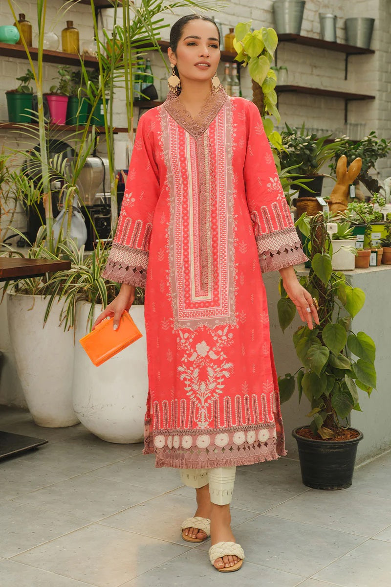 Rang Rasiya Printed Lawn Unstitched Kurti RRT-02 Jasper - Pret Collection