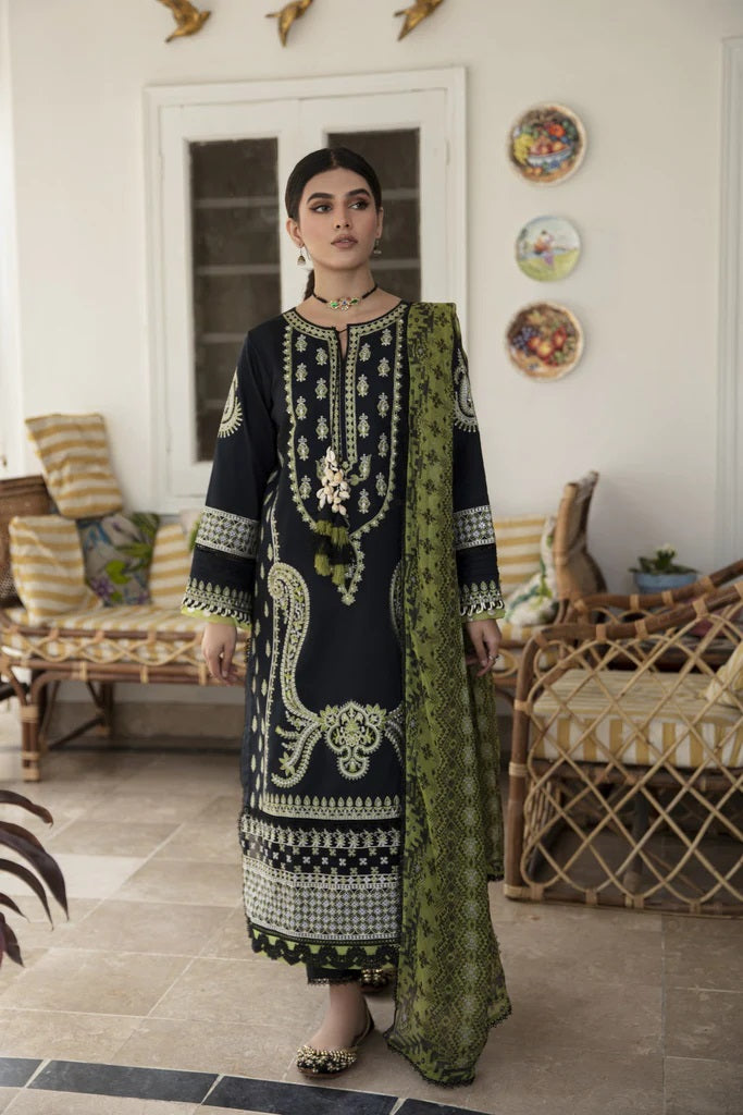 Afsaneh By Aabyaan Embroidered Lawn Suits Unstitched 3 Piece AL-02 Saraab